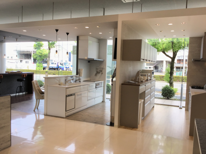 ゆったりとしたシステムバスコーナー
