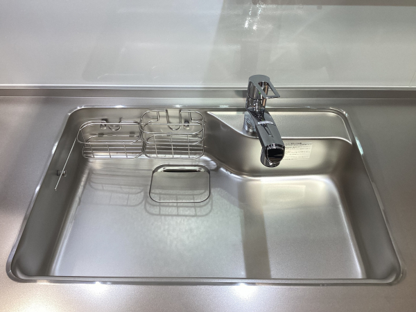 天板とシンクはつなぎ目なしでお掃除ラクラク♪