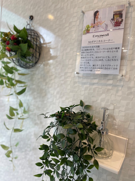 水を吸収しないホーローなので観葉植物の水やりも安心♪