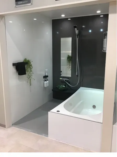 お風呂（浴室）グランスパ 1坪サイズ＜1616＞ ダークグレー SB653の