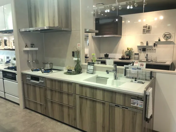 全国送料無料・イイ店 キッチン レミュー I型（壁付け）レイアウト グレイッシュ その他