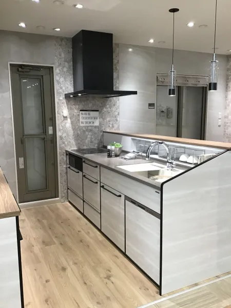 【未開封】ダブル★キッチン〈6枚組〉 キッチン トレーシア I型・ペニンシュラ型（対面式）レイアウト