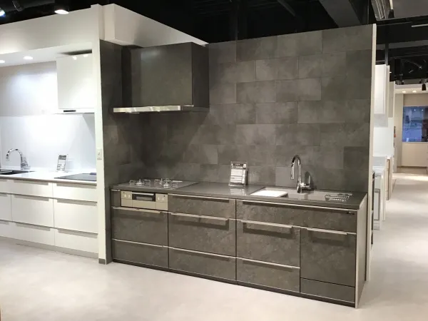 キッチン レミュー I型（壁付け）レイアウト ビンテージアイアン