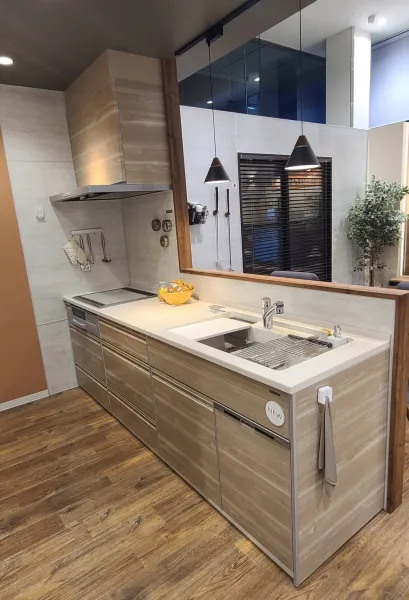 キッチン トレーシア I型・ペニンシュラ型（対面式）レイアウト