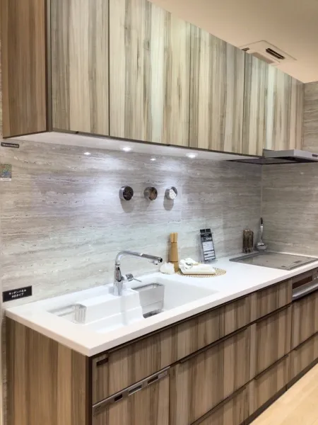 キッチン レミュー I型・ペニンシュラ型（対面式）レイアウト