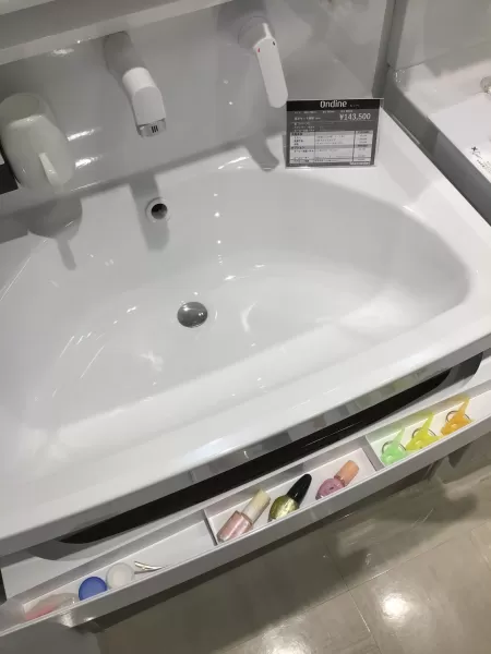 バス・洗面所用品 sachie 洗面台（洗面所） オンディーヌ(ハイバックタイプ) 間口75cm