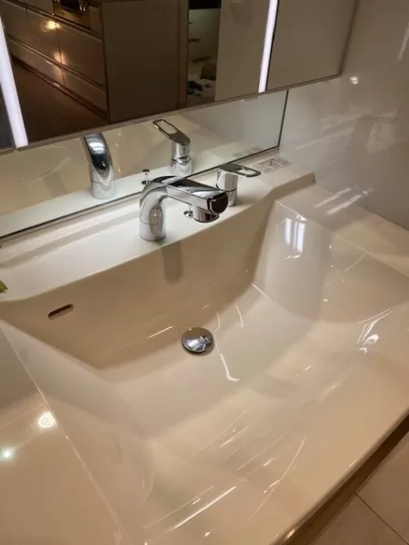 洗面台（洗面所） エリーナ 間口90cm グレイッシュマロニエ