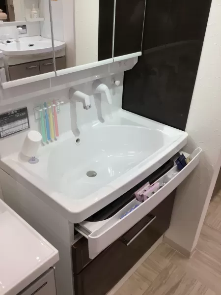 洗面台（洗面所） オンディーヌ(ハイバックタイプ) 間口75cm