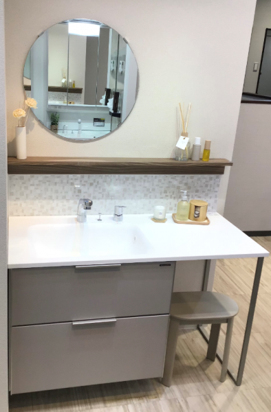 洗面台（洗面所） ファミーユ 間口120cm マットベージュ SU2925