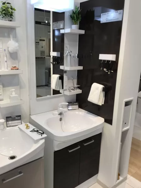 【展示品・未使用】フィンランド製 洗面台 洗面台（洗面所） ウィット 間口60cm ダークブラウン SU2226の