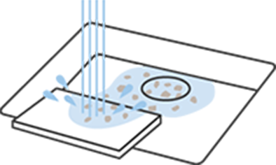 With conventional sinks...