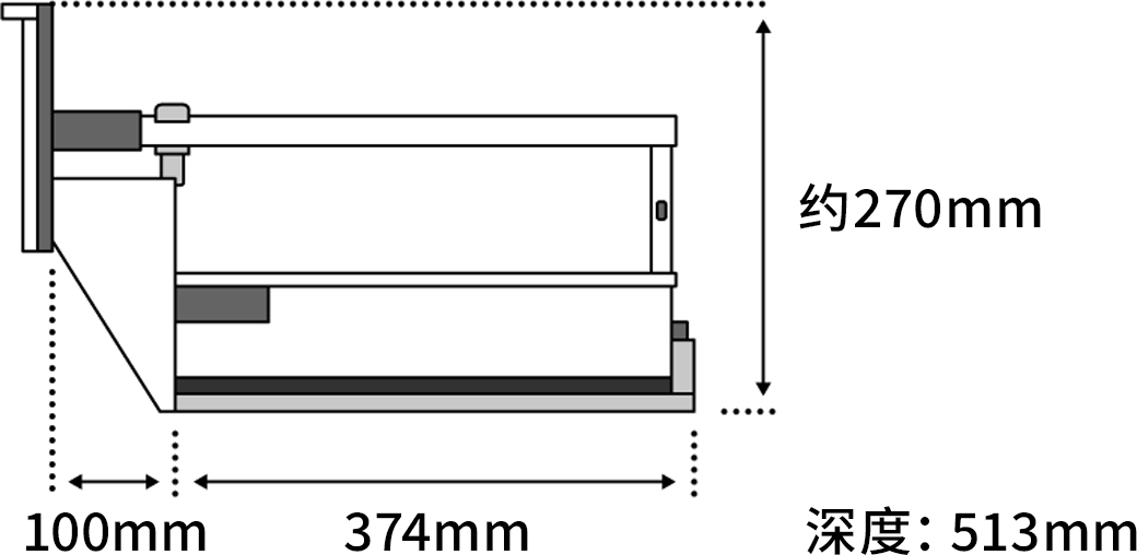 清洁用品收纳空间