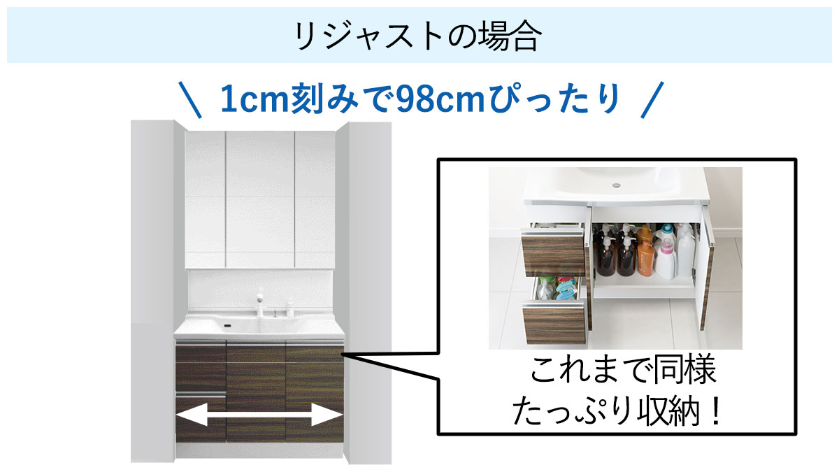 タカラなら、収納量も確保できるマンションリフォームが可能