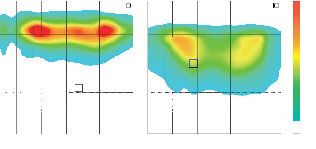 身体を広い面積で支える形状