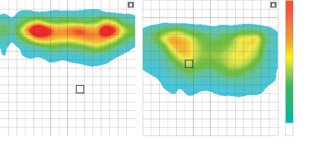 身体を広い面積で支える形状