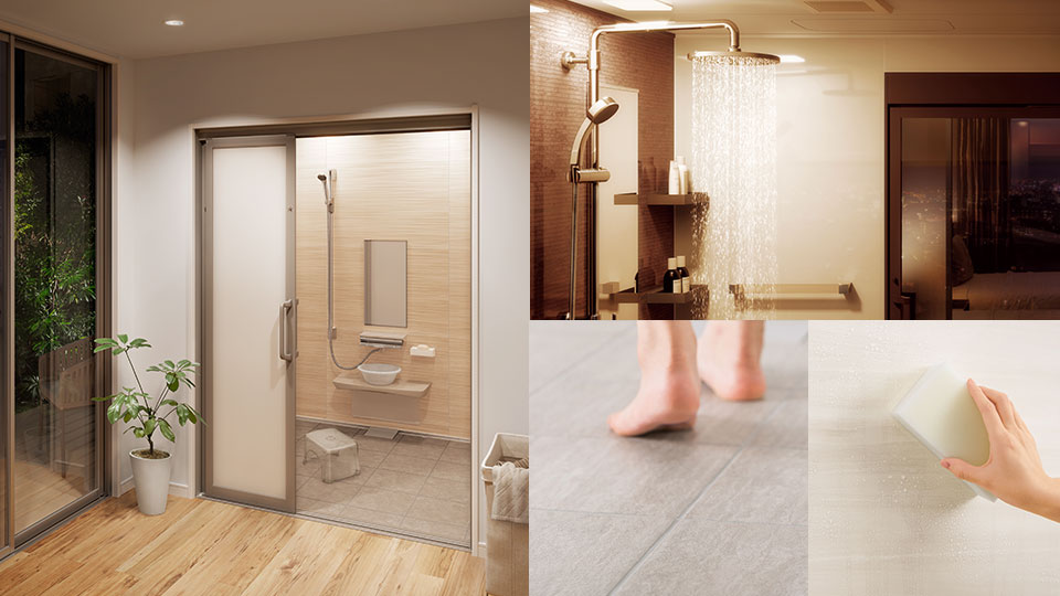 梁や柱があってもリフォームok 2 5cm刻みでサイズオーダーできる ぴったりサイズシャワーユニット タカラスタンダード