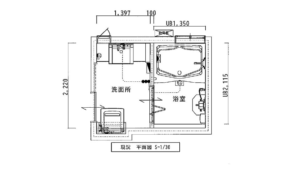 施工前　平面図