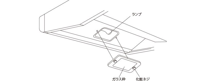 整流板を外す マグネット固定式