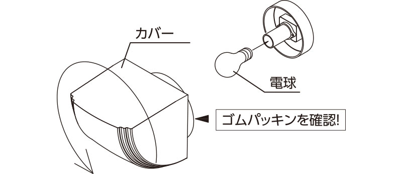 壁付照明　取り外し方