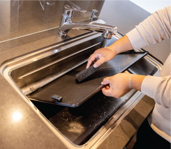 お手入れしやすくなったレンジフードがお気に入り