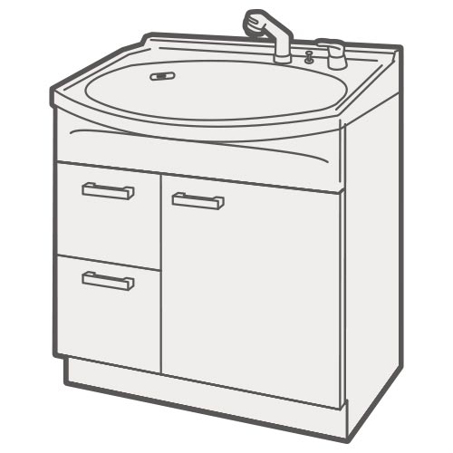 扉(引出し付)タイプ