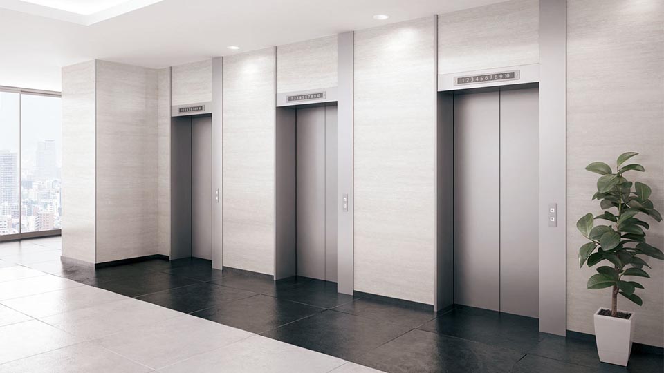 オフィス:エレベーターホール