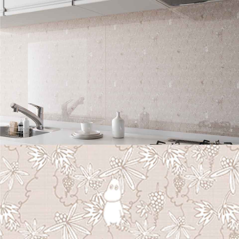 IV3:ムーミンたちとぶどう畑(ベージュ)